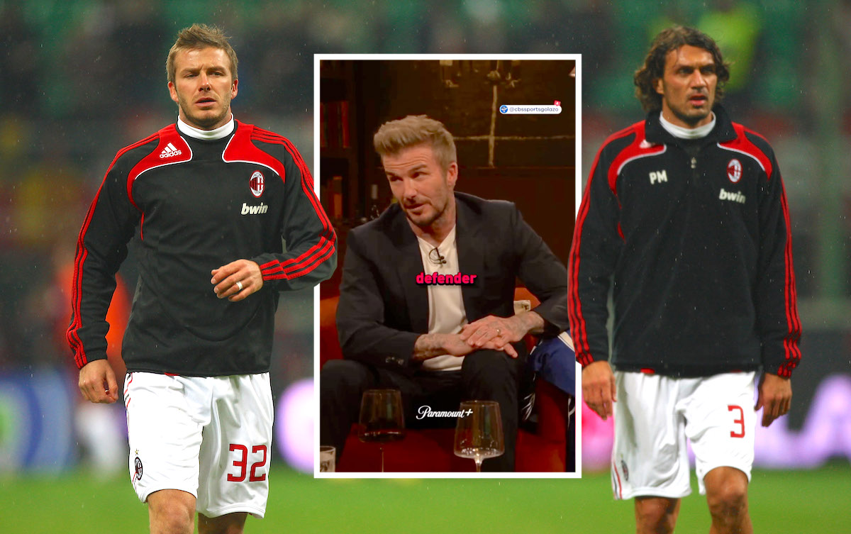 paolo maldini david beckham