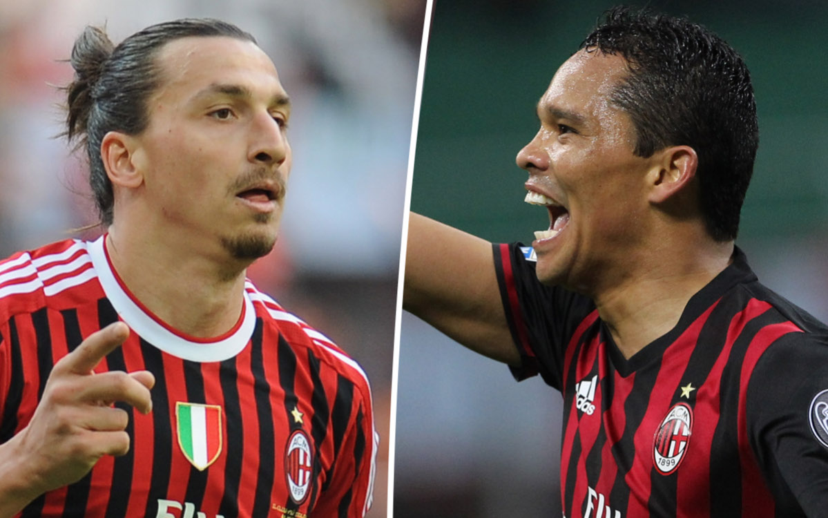 Zlatan Ibrahimovic of AC Milan