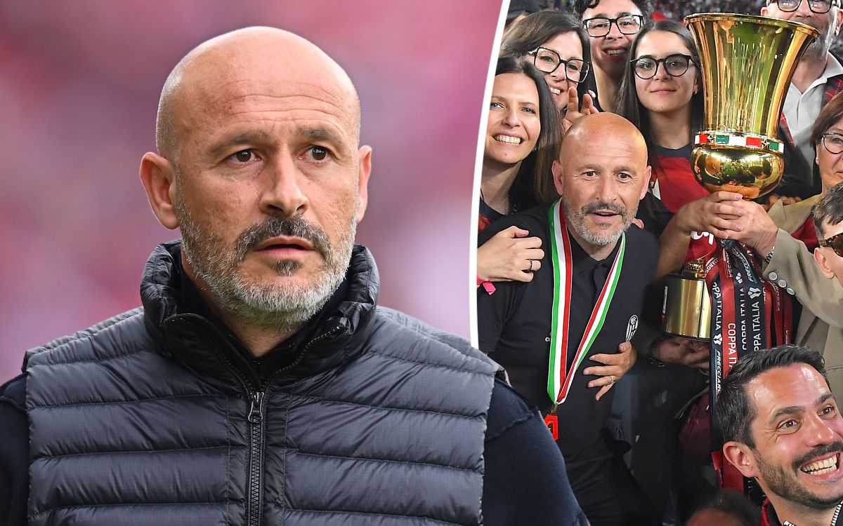 Vincenzo Italiano head coach of Bologna