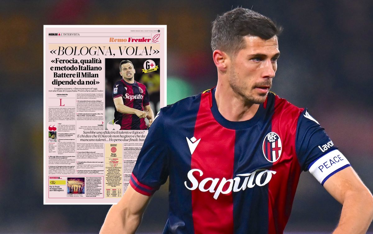 Remo Freuler of Bologna