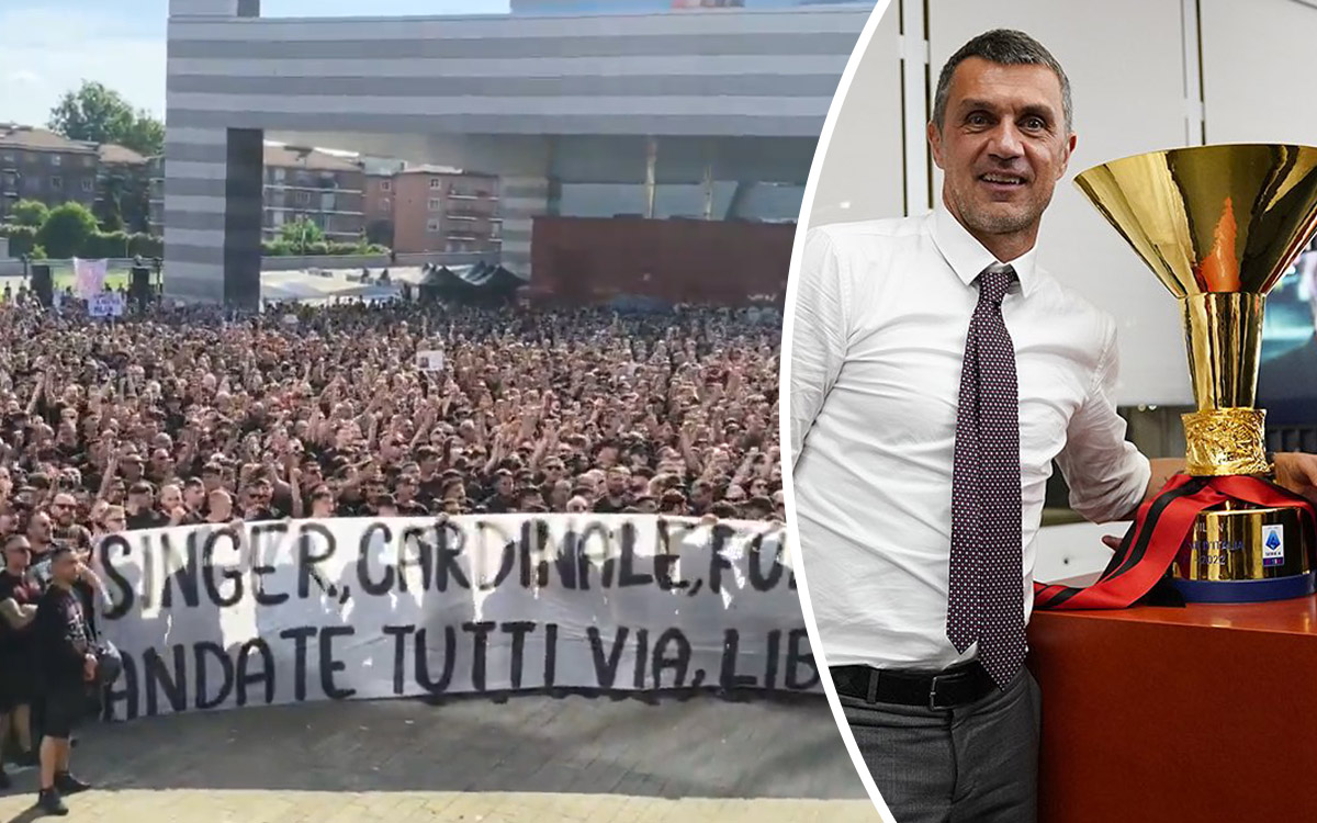 Curva Sud chants Maldini