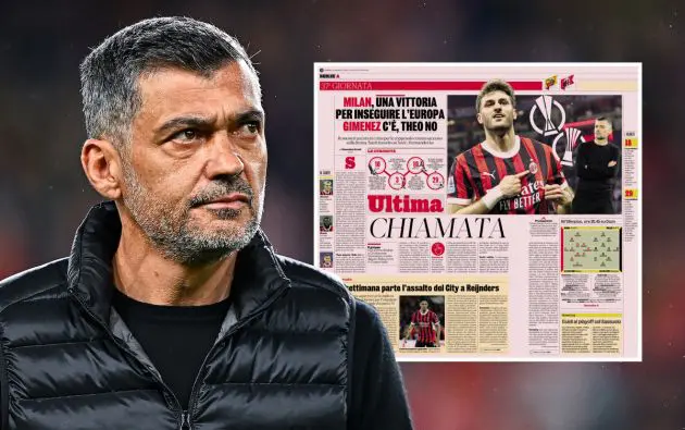 Sérgio Conceição, head coach of Milan
