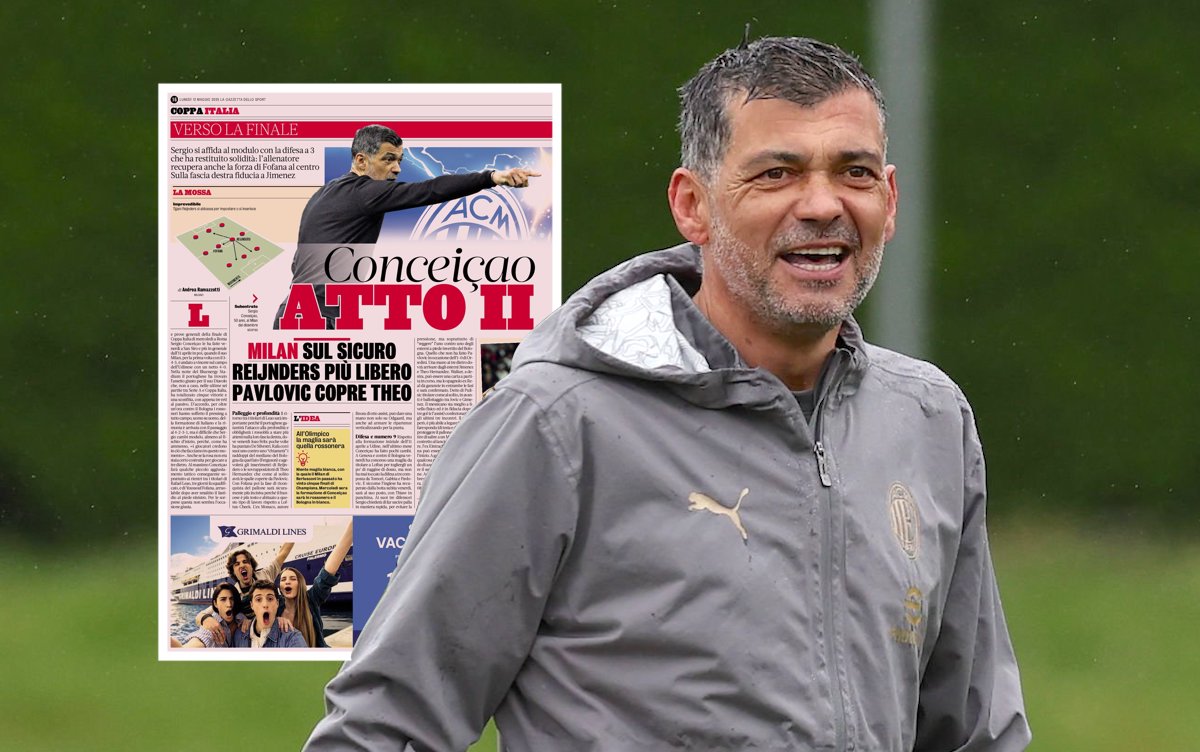 Head coach AC Milan Sergio Conceicao