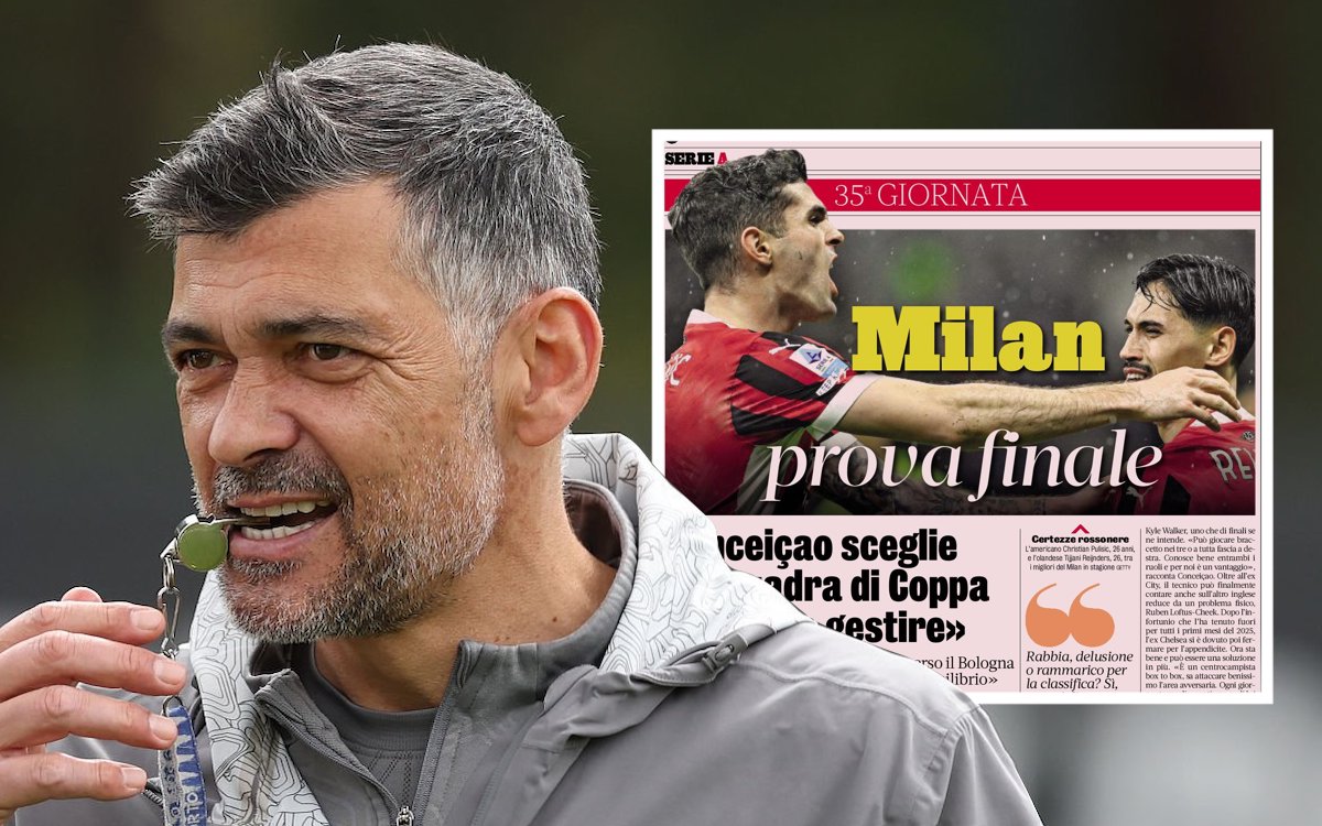 Head coach AC Milan Sergio Conceicao