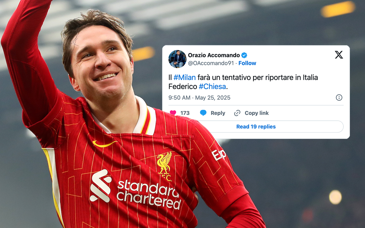 Federico Chiesa of Liverpool