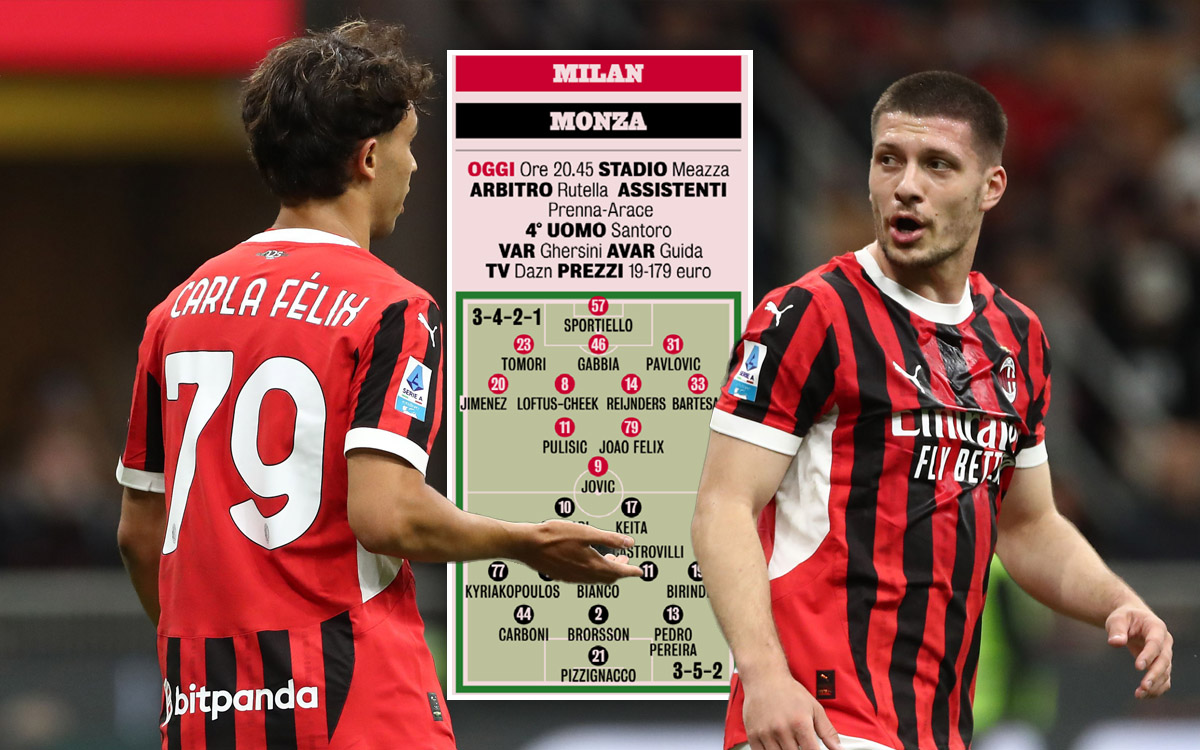 Monza-Milan pred XIs