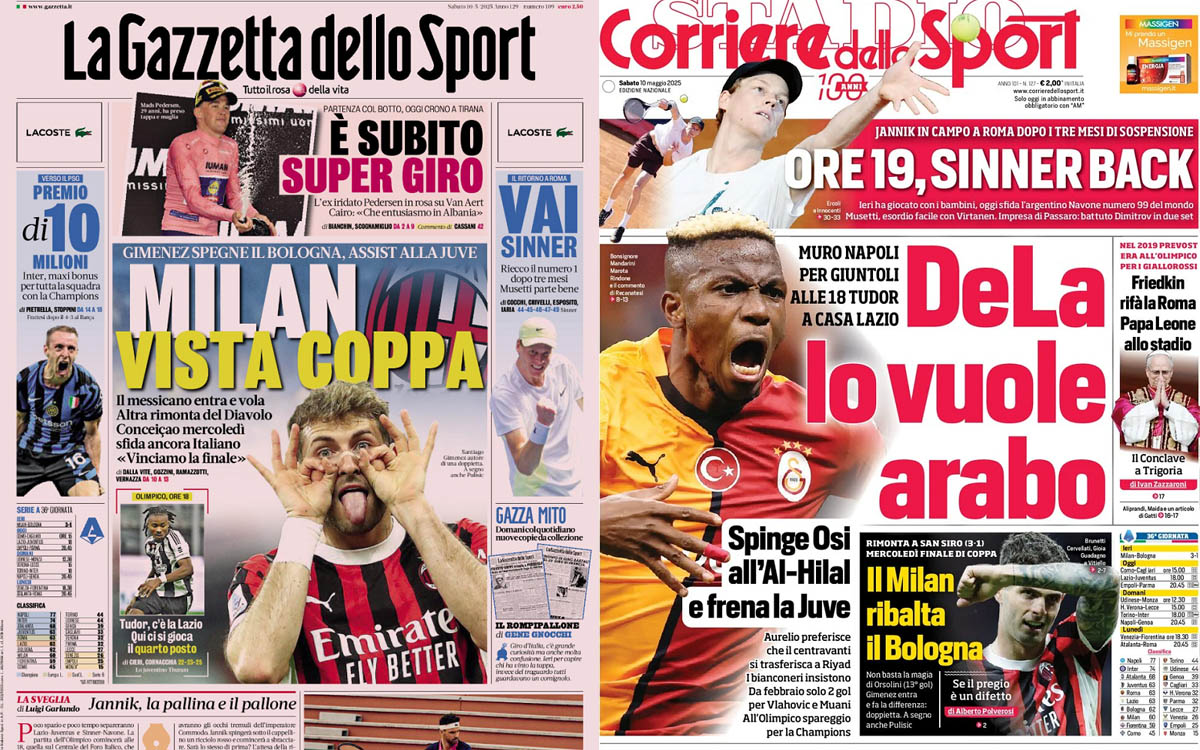 Papers Italy May 10 2025