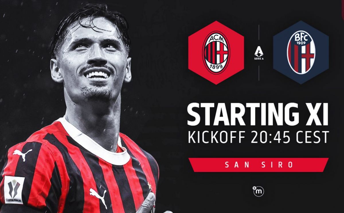 Official: AC Milan vs. Bologna starting XIs - one change from Genoa win