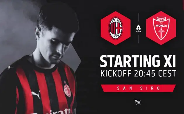 Milan-Monza starting XIs