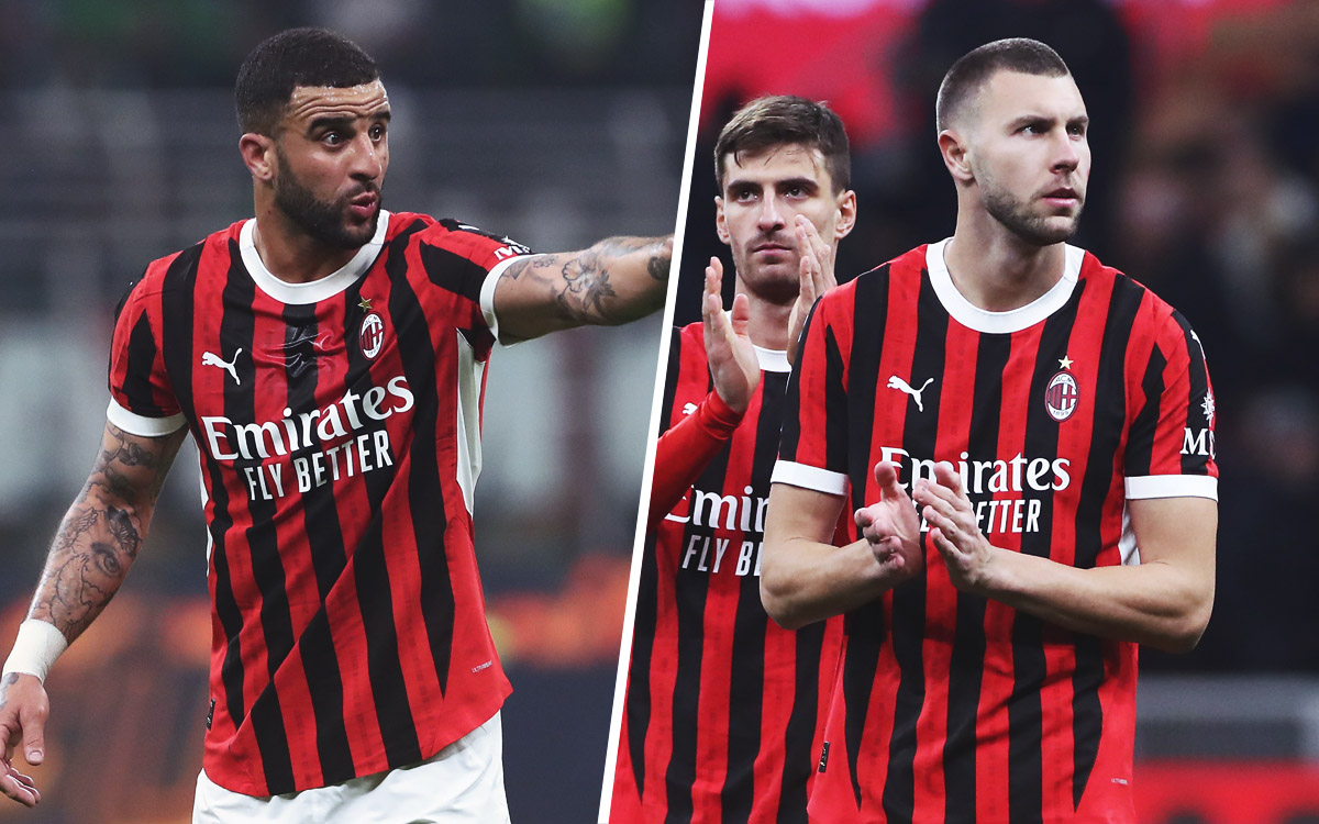 Kyle Walker and Strahinja Pavlovic
