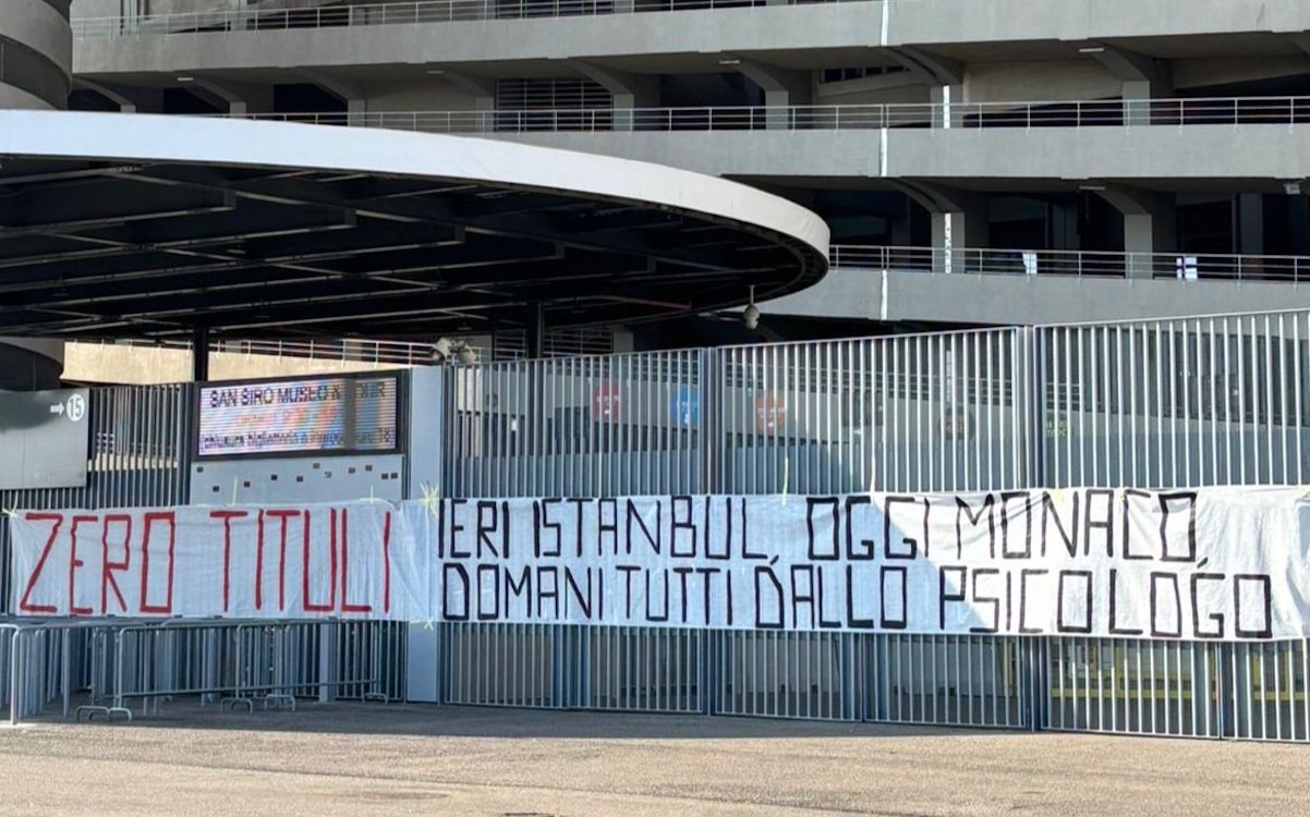 curva sud banner inter