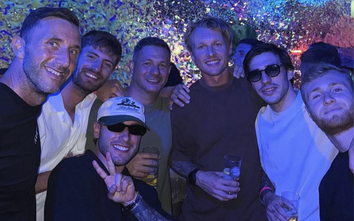 Milan players holiday