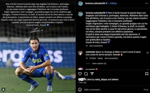 lorenzo colombo empoli