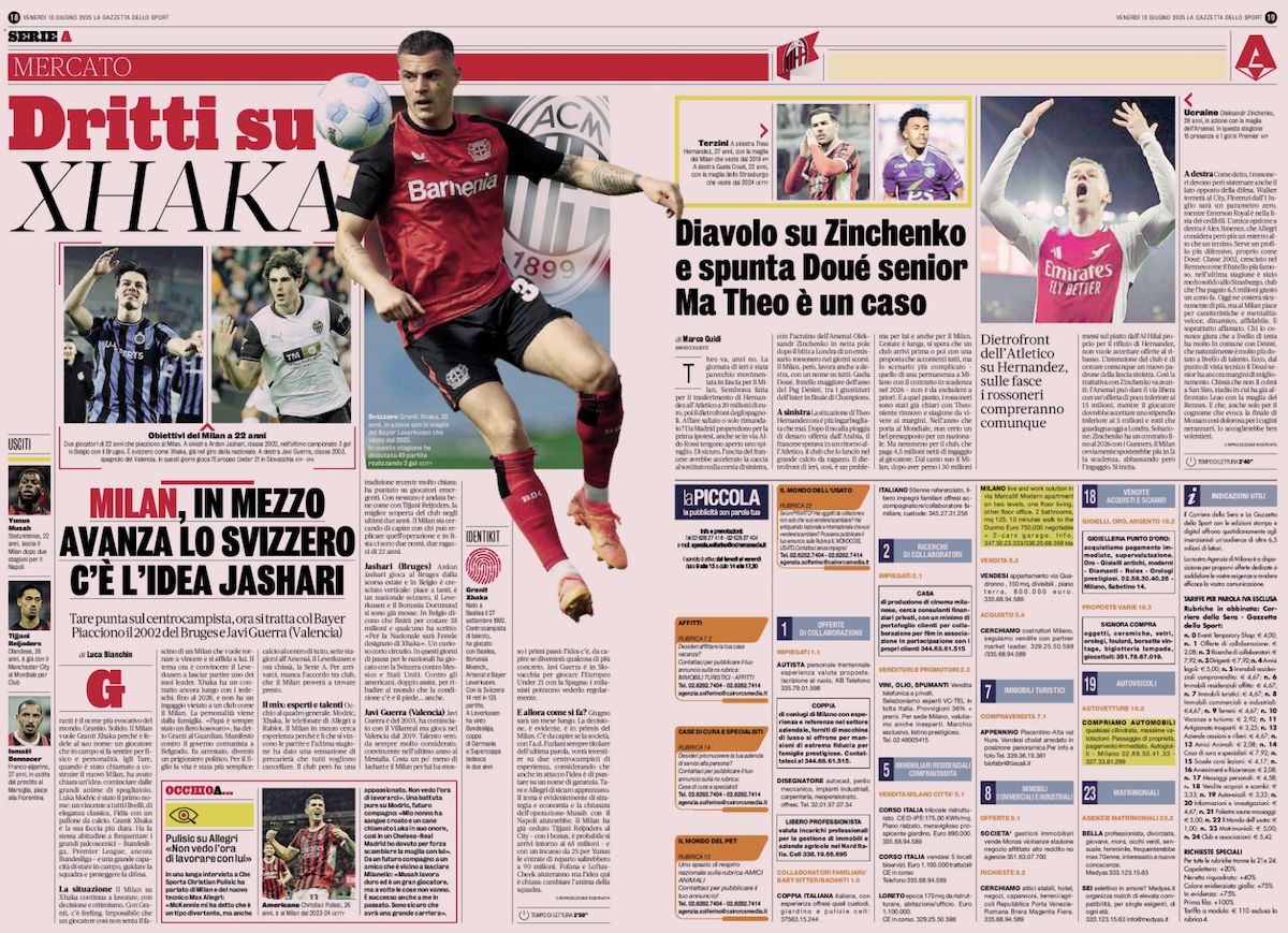 la gazzetta dello sport 12 june