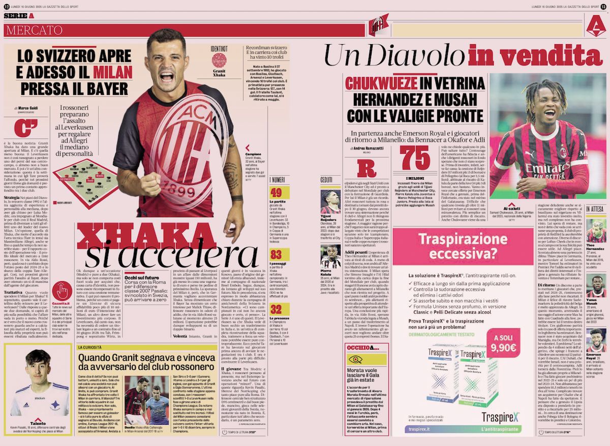 La Gazzetta dello Sport 16 June