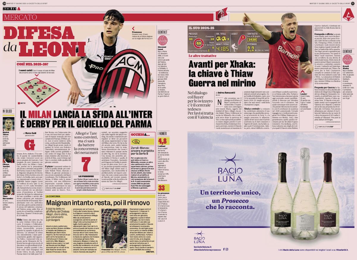 La Gazzetta dello Sport 17 June