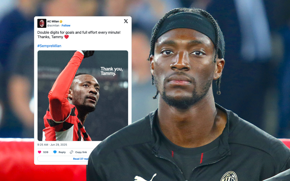 Tammy Abraham of AC Milan