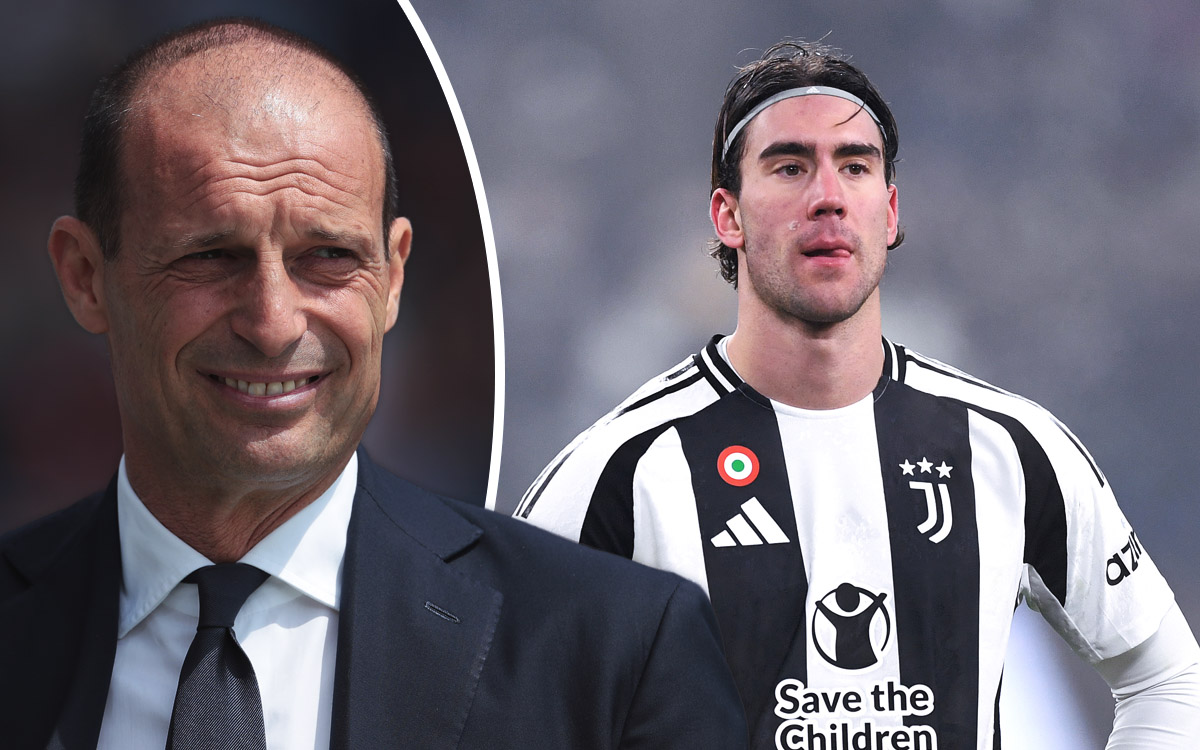Allegri and Vlahovic