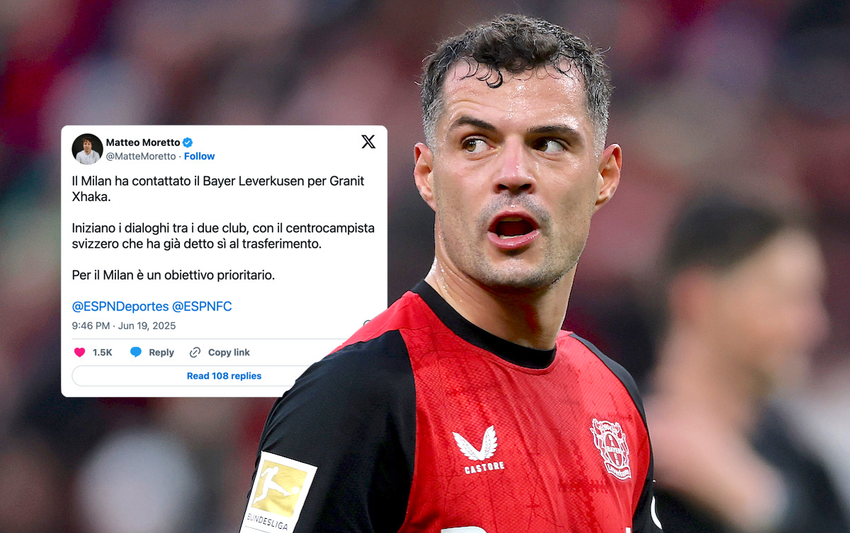 Granit Xhaka of Bayer 04