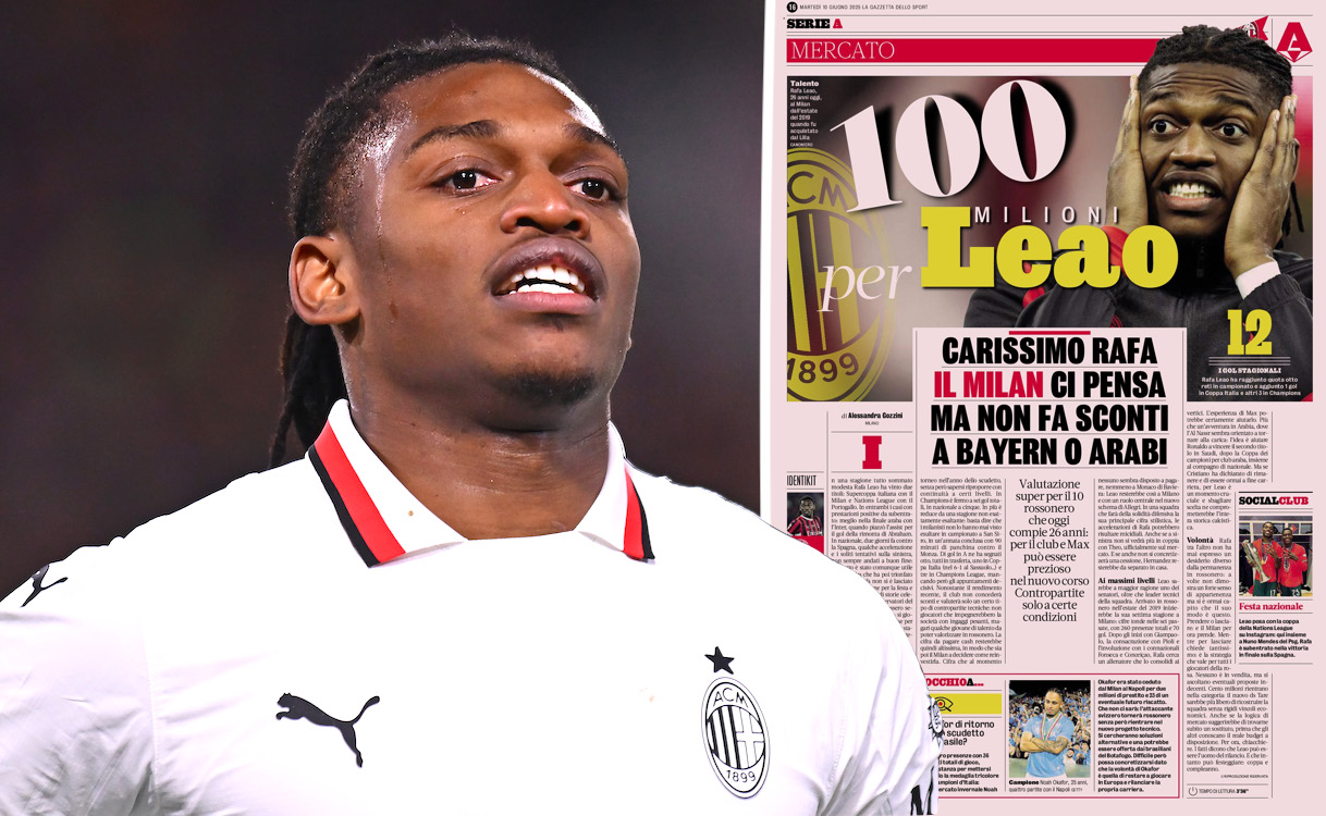 Rafael Leao of AC Milan