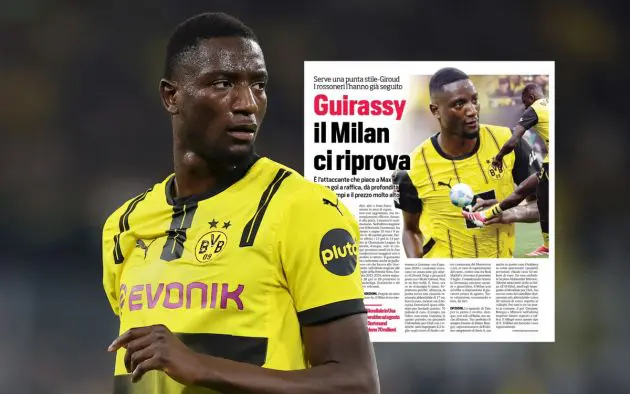 Serhou Guirassy of Borussia Dortmund