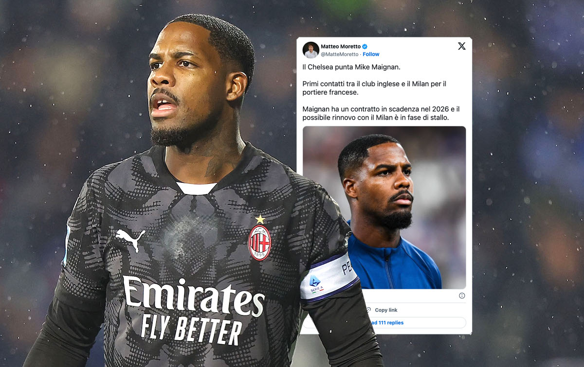 Mike Maignan goalkeeper of AC Milan