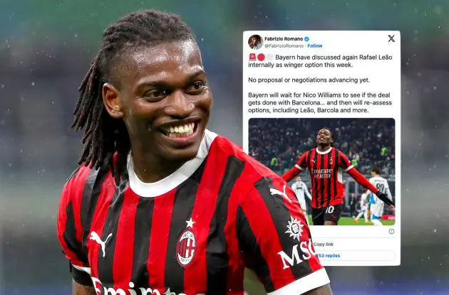 Rafael Leao of AC Milan