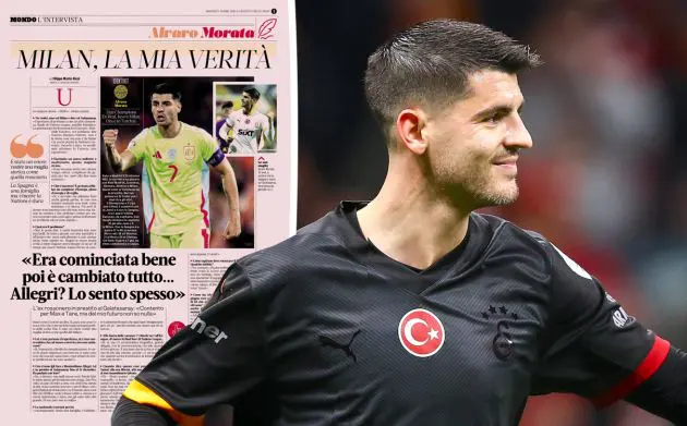 Alvaro Morata of Galatasaray