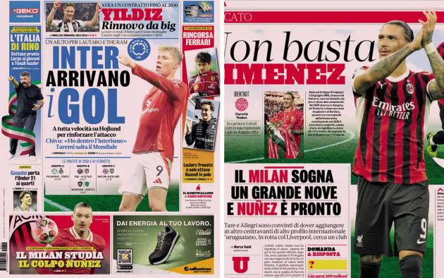 Gazzetta pages June 15 2025