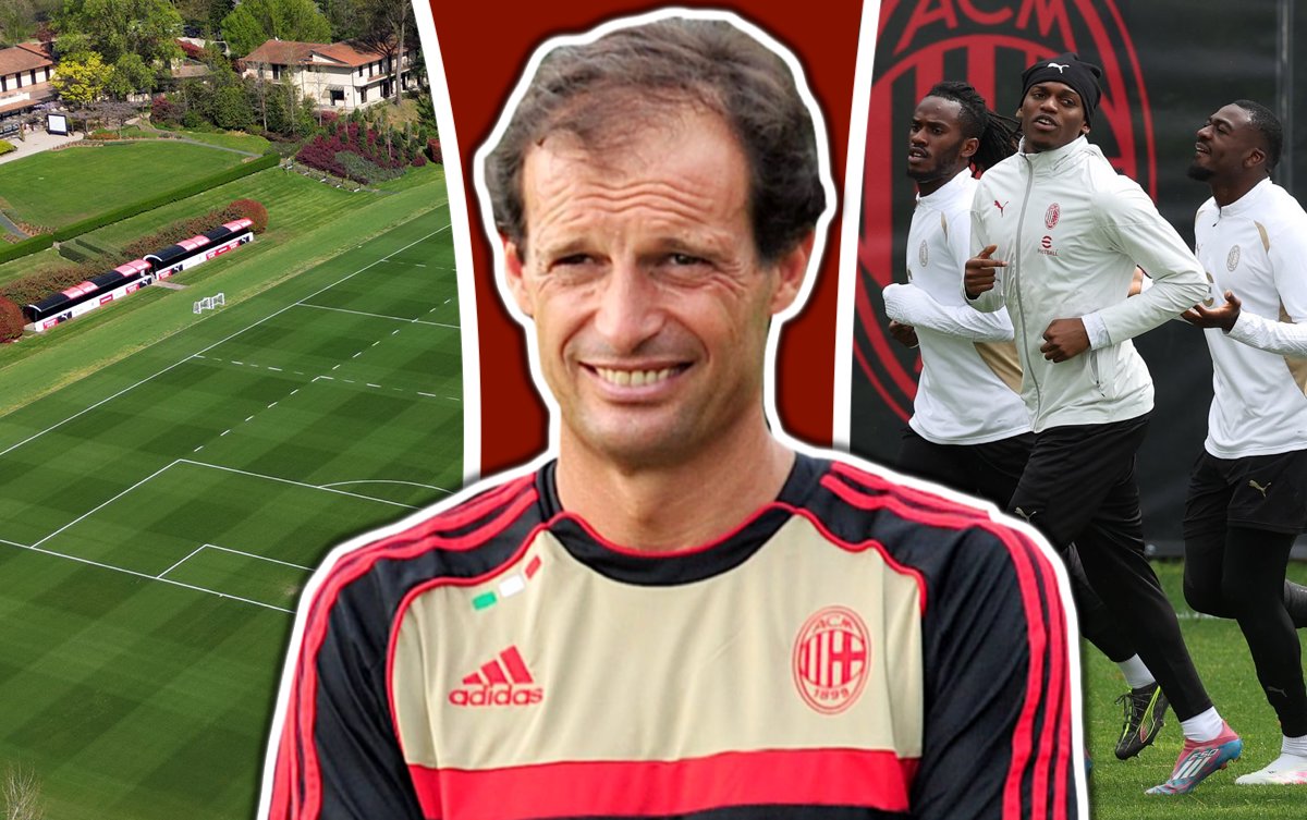 AC Milan's coach Massimiliano Allegri