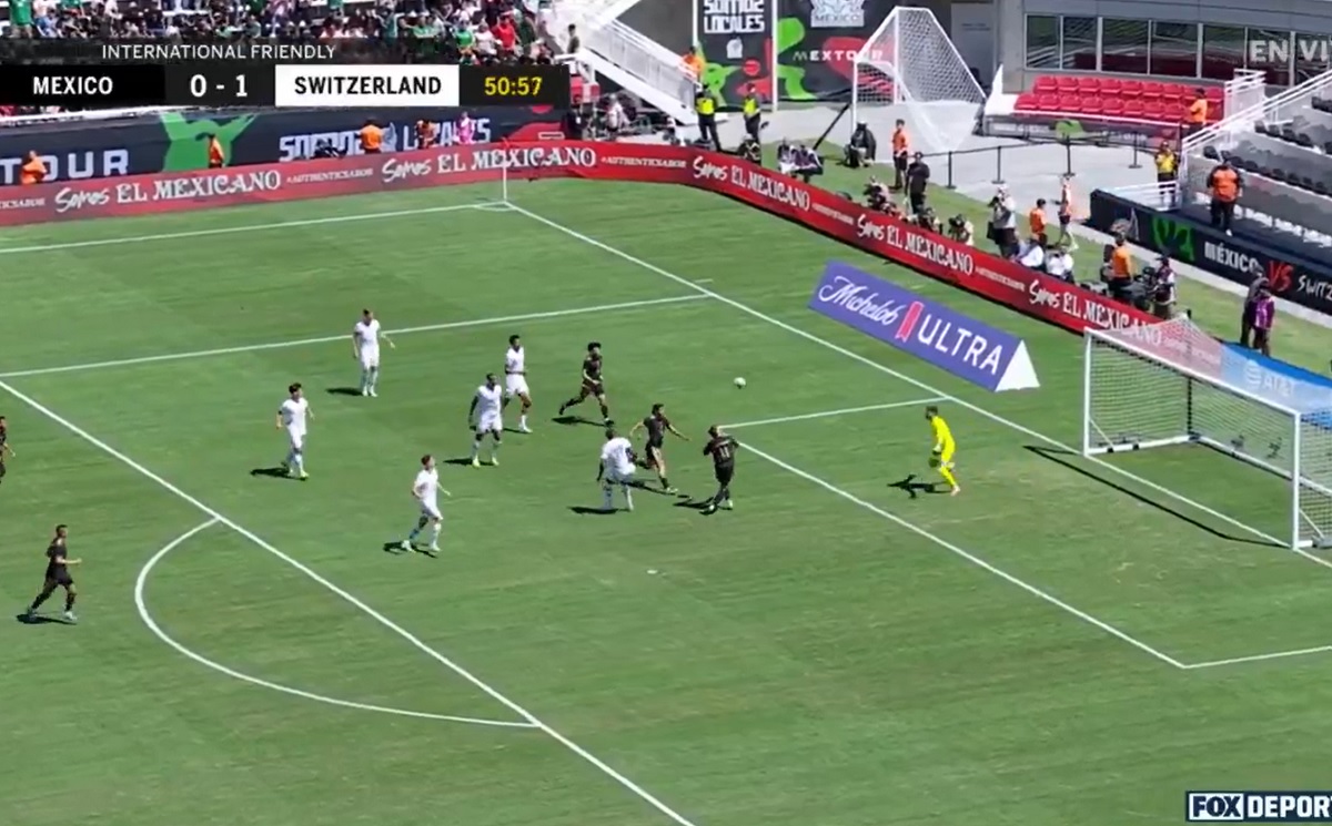 Gimenez goal Switzerland