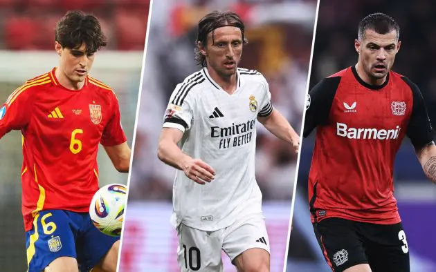 Guerra, Modric and Xhaka