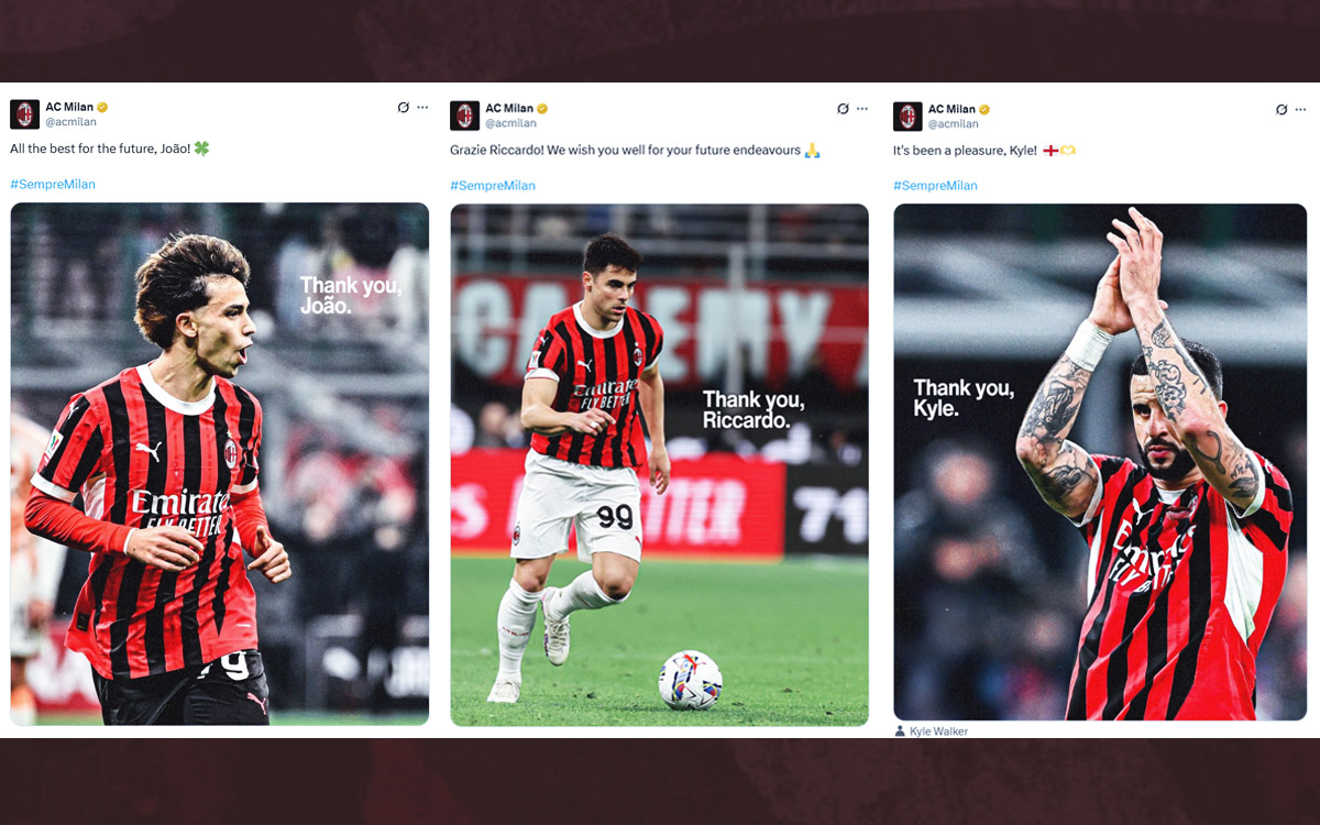 Joao Felix, Sottil and Walker official exits