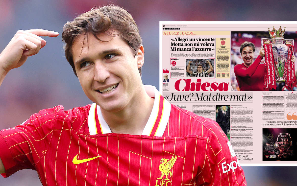 Federico Chiesa of Liverpool