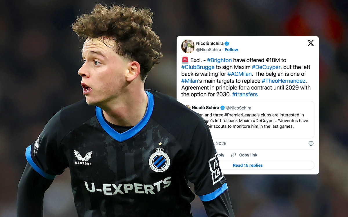 Maxim De Cuyper of Club Brugge KV