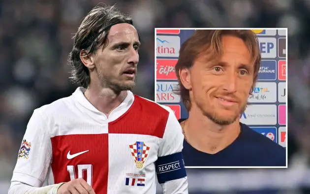 Modric smiles Milan
