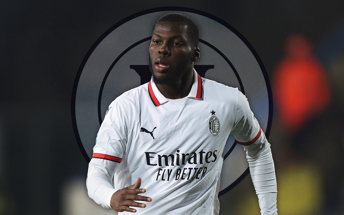Yunus Musah and Napoli emblem