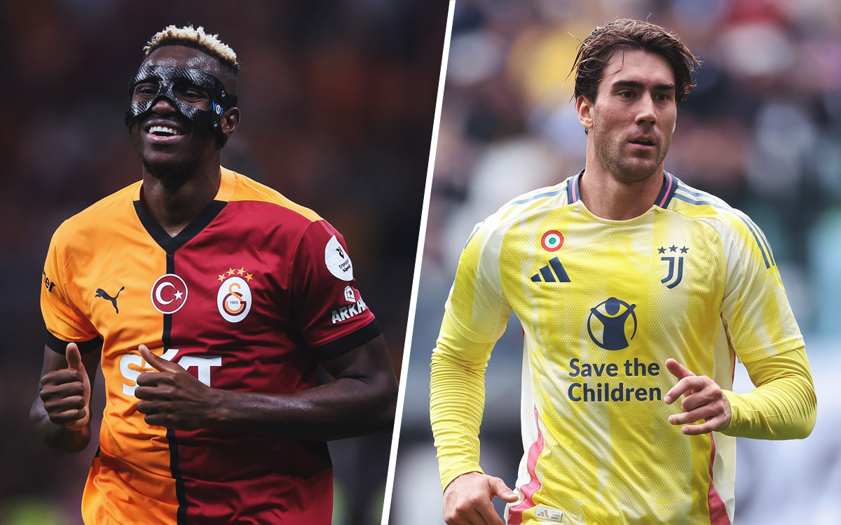 Osimhen and Vlahovic