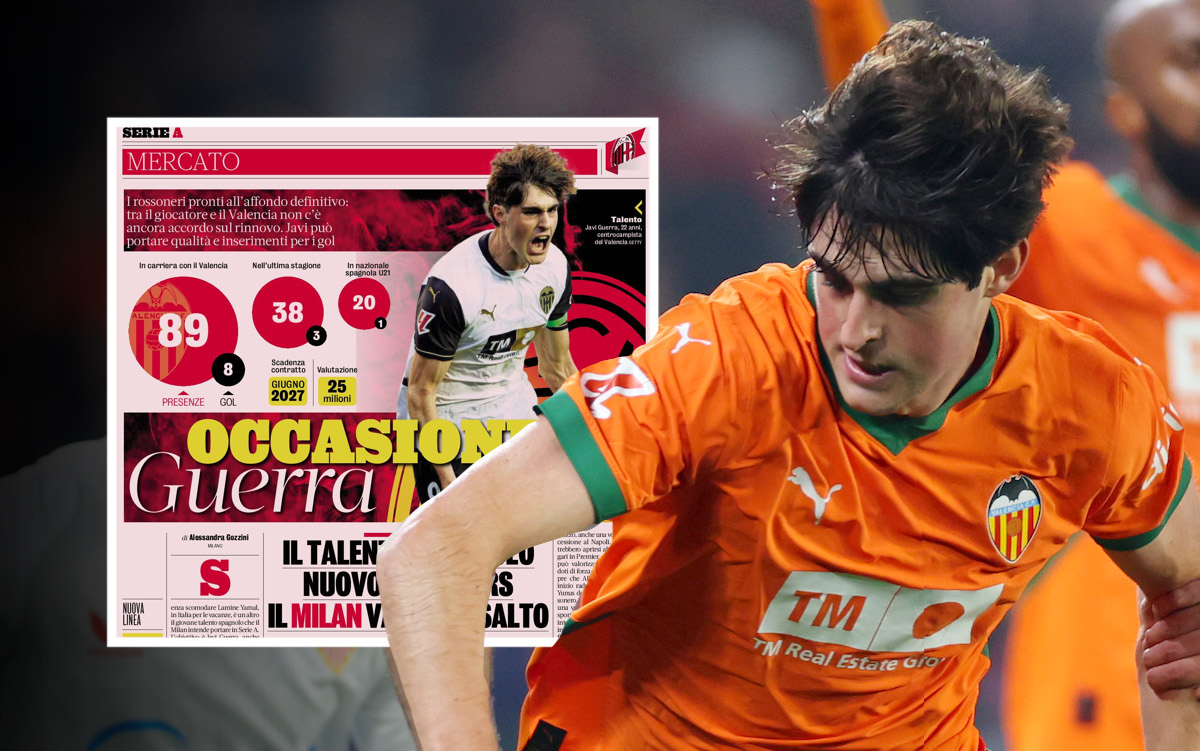 Javi Guerra of Valencia CF