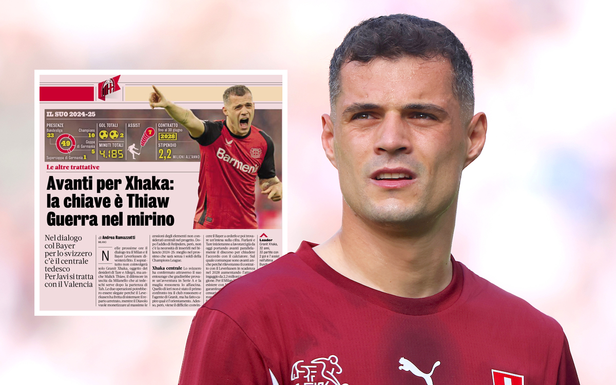 Granit Xhaka of Switzerland