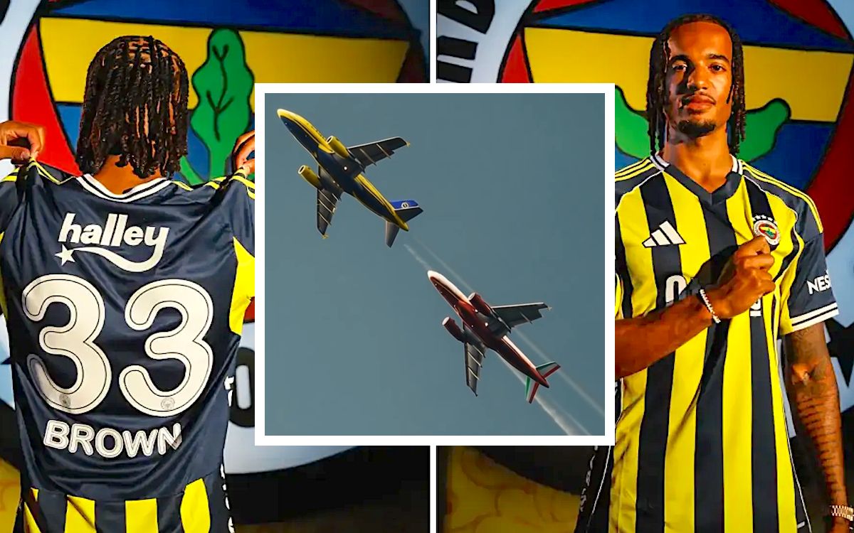 Private jet overtaking and radio chants: Fenerbahce mock Milan with Brown announcement