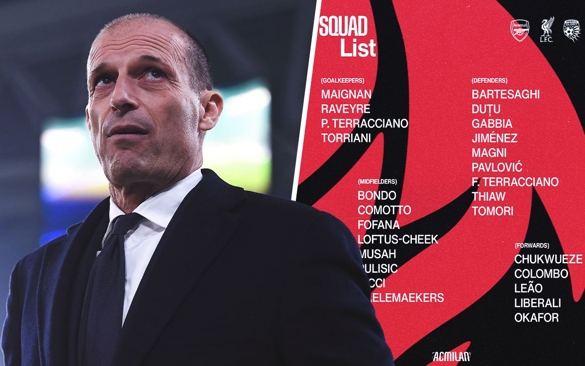 Official: Milan name 26-man squad for Asia and Australia pre-season tour
