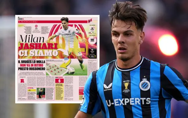 Ardon Jashari #30 of Club Brugge KV
