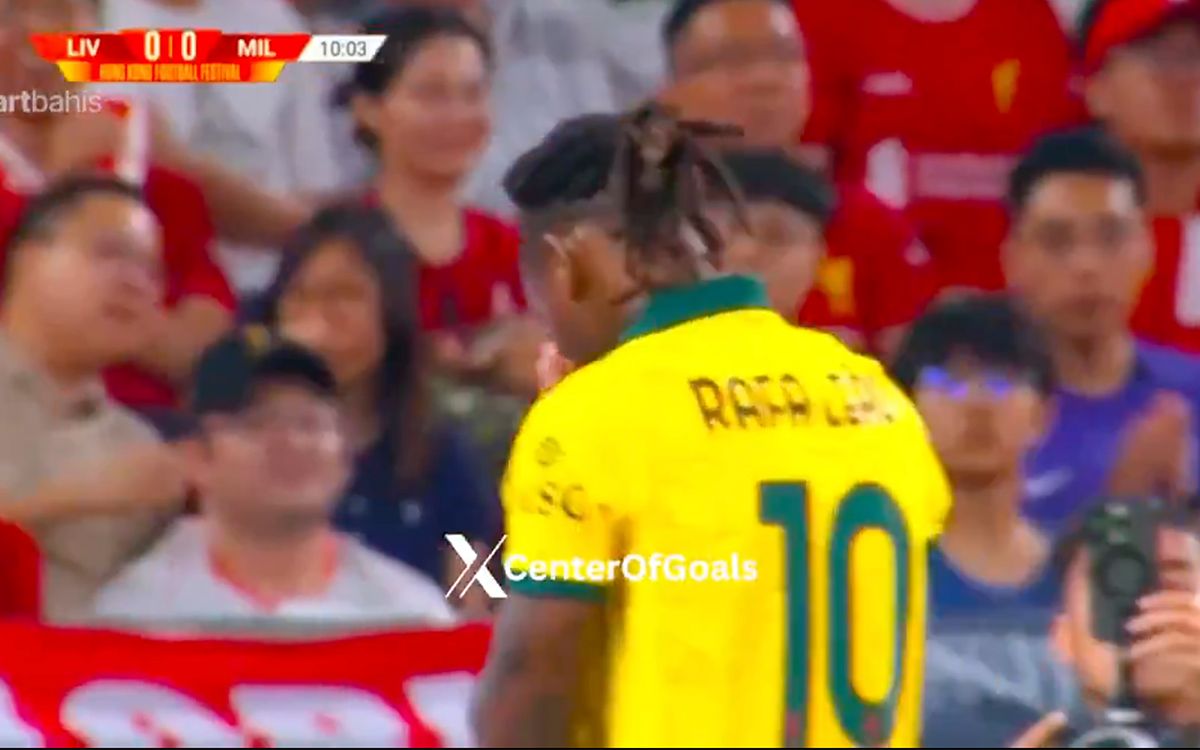 Watch: Leao gives Milan the lead vs. Liverpool and dedicates goal to Jota