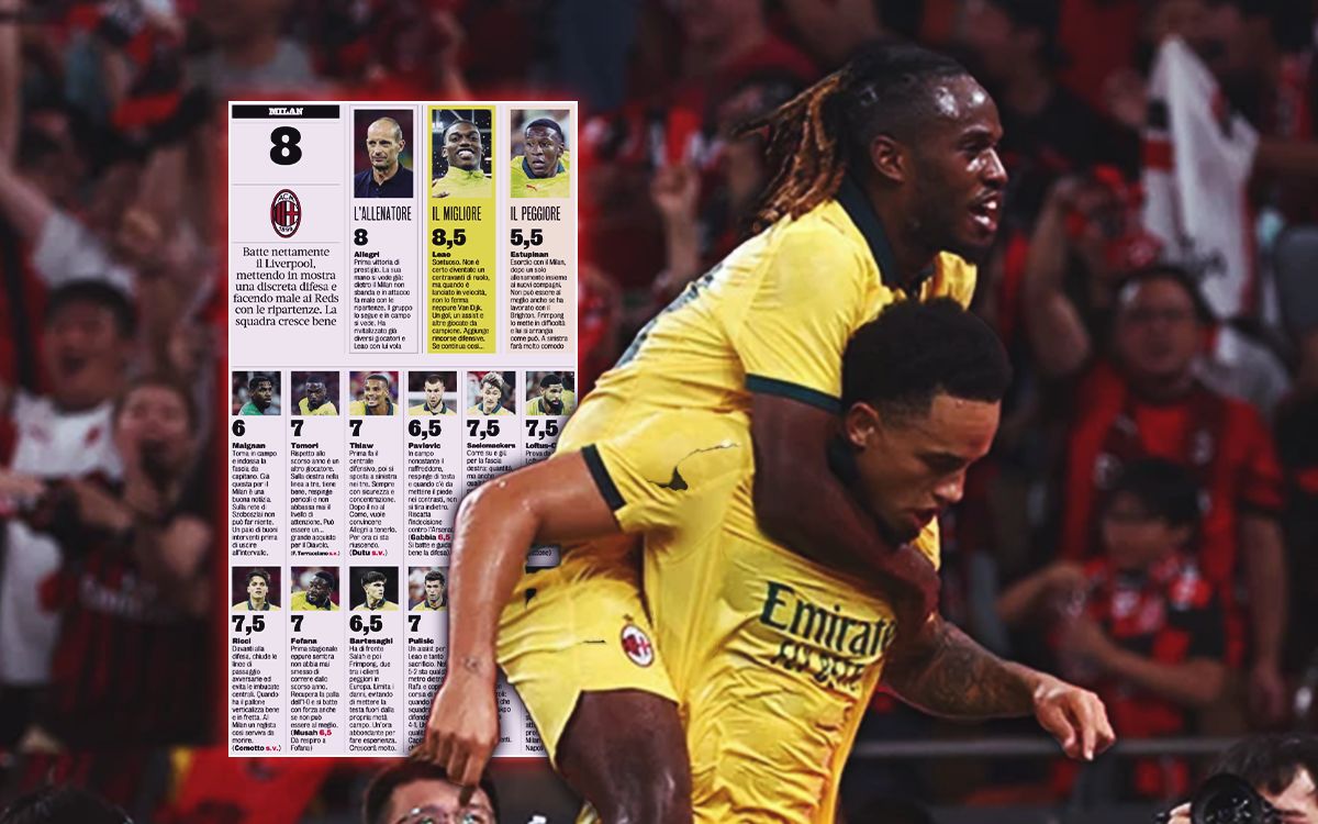 GdS: Milan player ratings for Liverpool thrashing – brighter than ever before