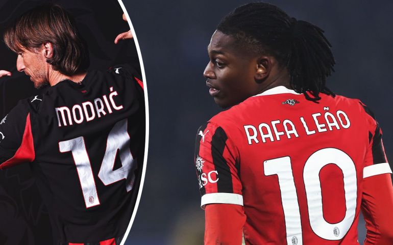 Modric brands Leao the 'present and future' of Milan in shirt