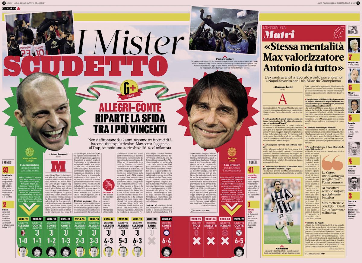 la gazzetta dello sport 7 july