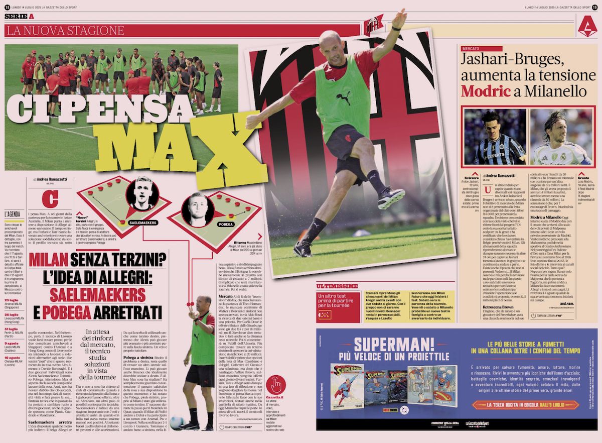 gazzetta dello sport 14 july