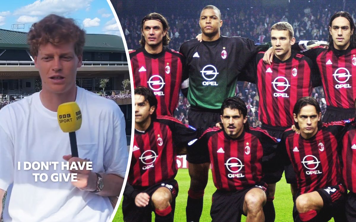 Sinner Milan Fives