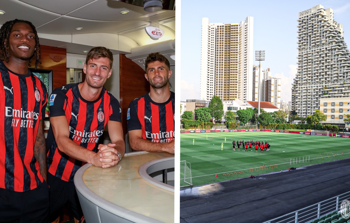Meet and greet, conferences and a training session: How Milan’s first day in Singapore went